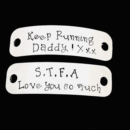 Personalised Trainer Tags, Gift For Daddy, London..