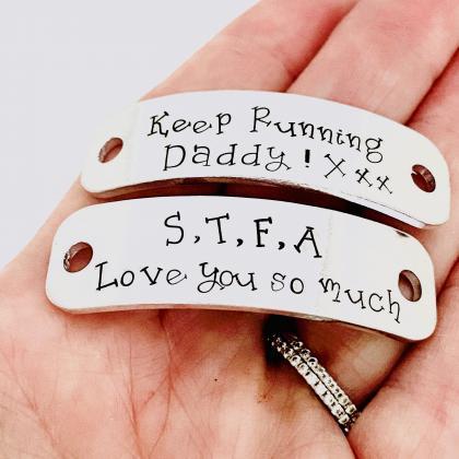 Personalised Trainer Tags, Gift For Daddy, London..