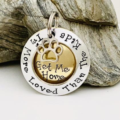 Dog Tags For Dogs, Pet Id Tag, Personalised Dog..