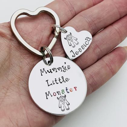 Mothers Day Keyring, Mummy's Little..