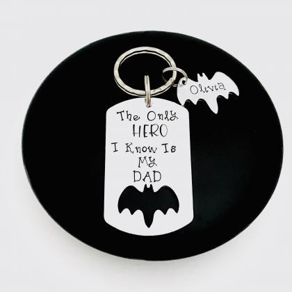Personalised Keyring, Gift For Daddy, Grandad Gift..