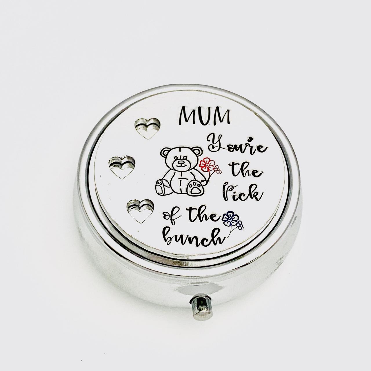 Personalised Trinket Box, Keepsake Gift For Mum Nanny Nan, Custom Pill Box, Small Earring Box, Mothers Day Gift, Jewellery Box, Hand Stamped