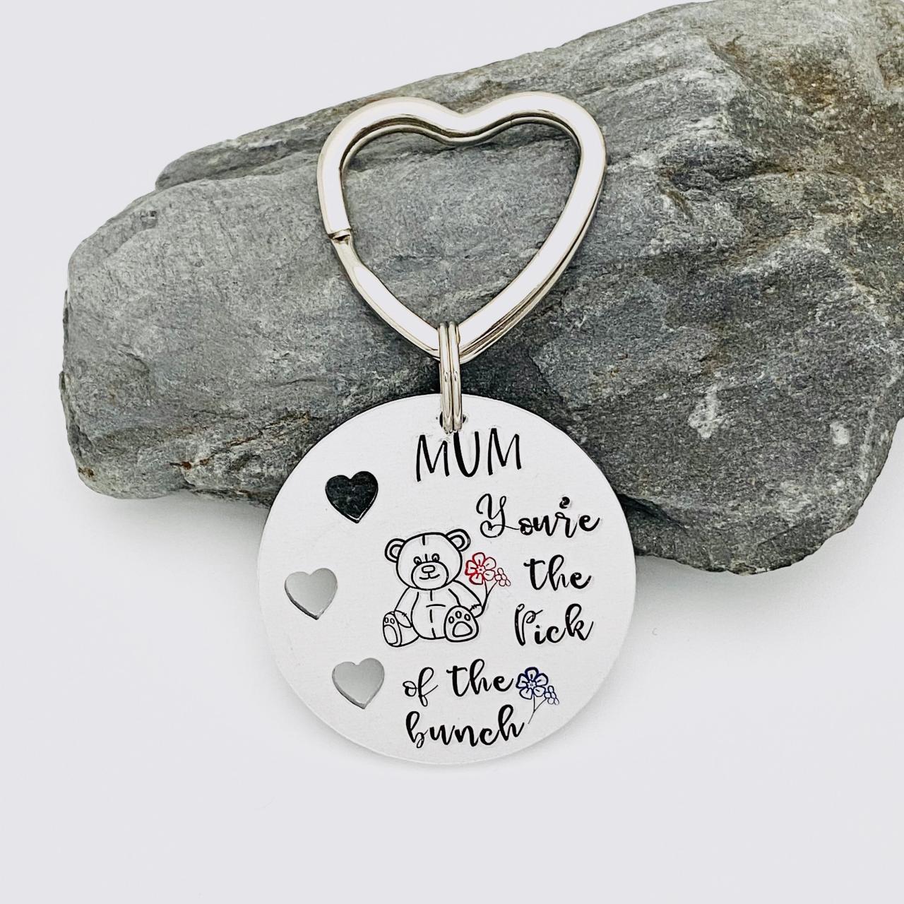 Personalised Keyring For Mum Mummy, Mum Keychain, Gift For Mum, Mothers Day Gift, Nanny Keyring, Gift For Nanna, Birthday Gift For Mum