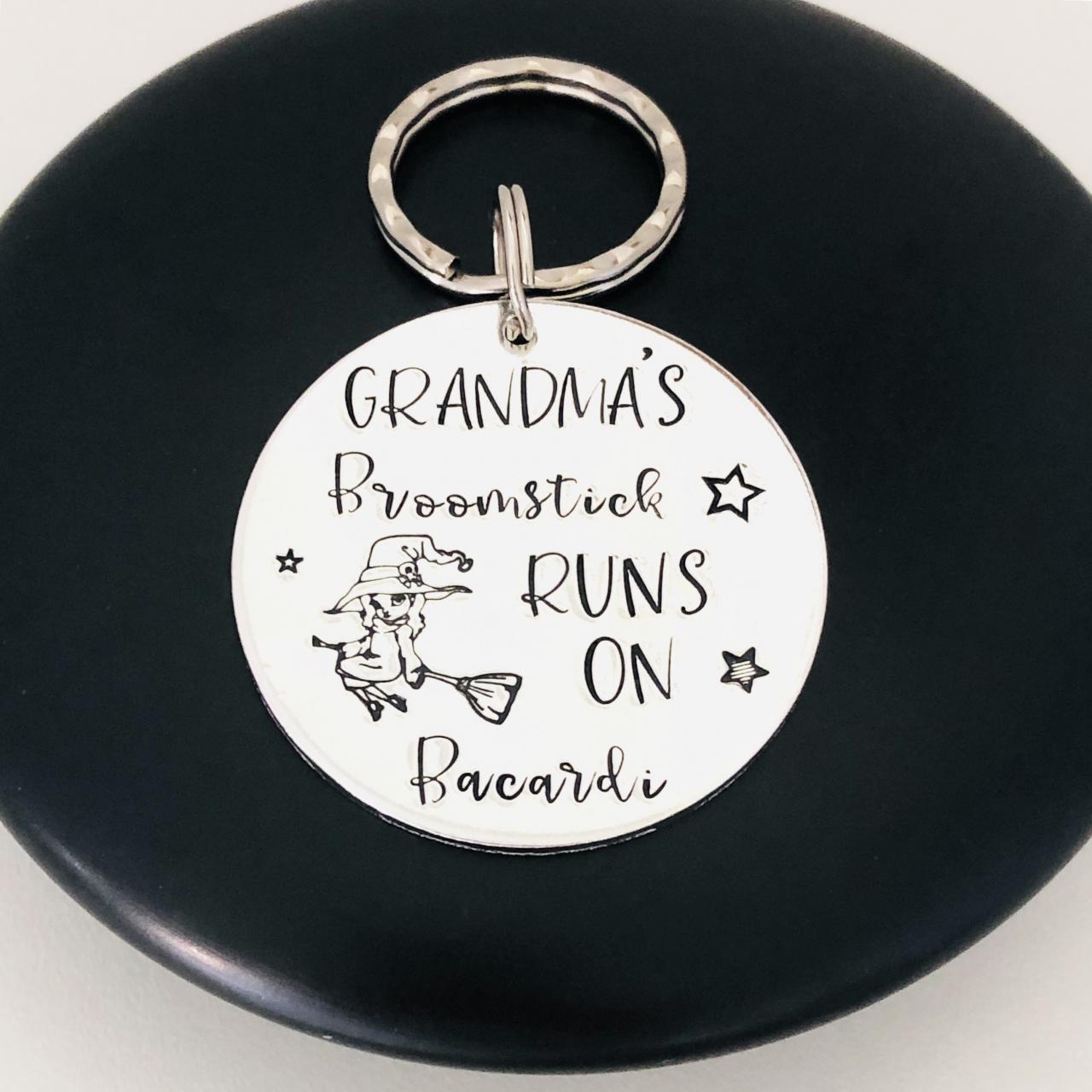 Personalised Witch Keyring, Wiccan Keychain, Nanna Gift, Gift For Grandma, Funny Keychain, Pagan Gift, Halloween Gift, Present For Friends