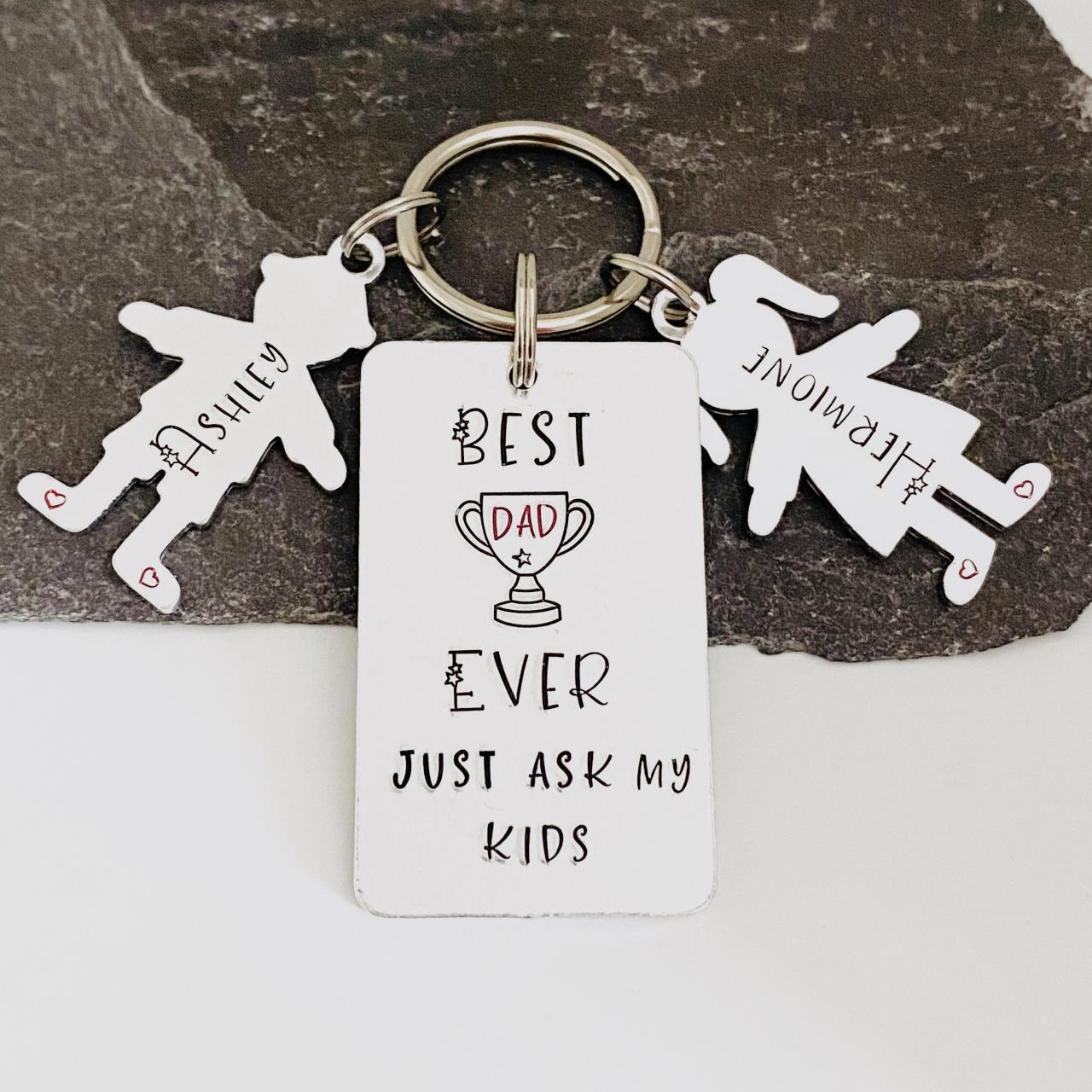 Dad Keyring, Personalised Fathers Day Gift, Gift Off The Kids, Dad Keychain, Personalised Keyring, Gift For Him, Dad Birthday Gift..