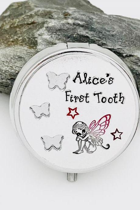 First Tooth Keepsake Box, Personalised Trinket Box, Baby's First Tooth Gift, Gift For New Baby, Baby Shower Present, Christening Gift